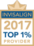 2017 Top 1% Invisalign Provider